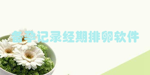 备孕记录经期排卵软件