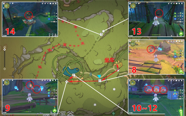 原神蔓生溪谷北欢兴礼券位置大全一览