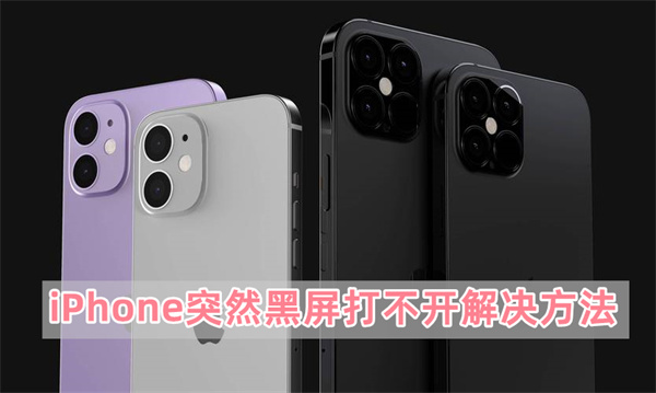 iPhone突然黑屏打不开解决方法