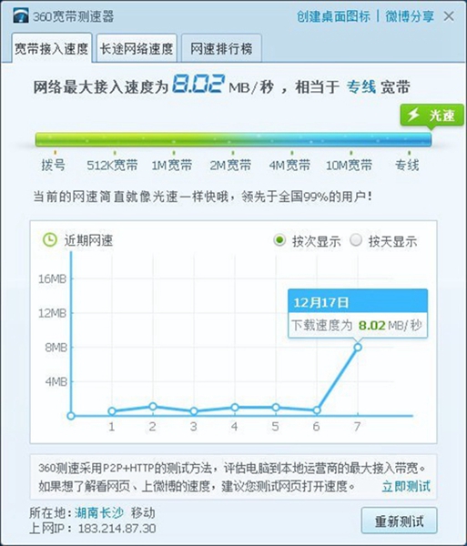 360宽带测速器手机版