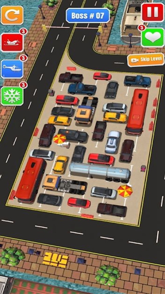 交通停车堵塞3D