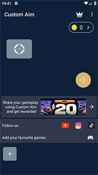 Custom Aim准星自动瞄准app